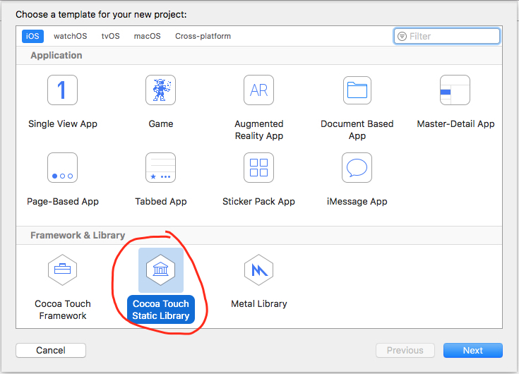 Cocoa Touch Static Library